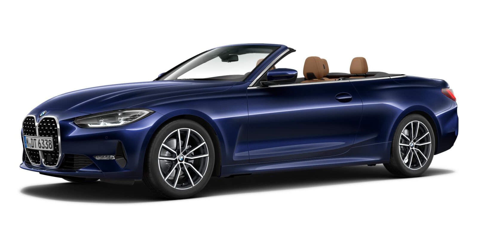 BMW BMW 4er in Blau von vorne BMW BMW 4er in Blau von vorne