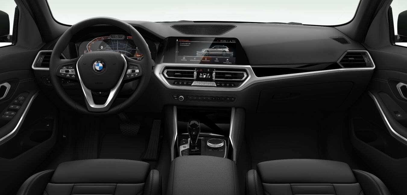 BMW BMW 3er im Innenraum von vorne BMW BMW 3er im Innenraum von vorne