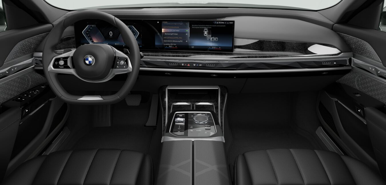 BMW BMW 7er im Innenraum von vorne BMW BMW 7er im Innenraum von vorne