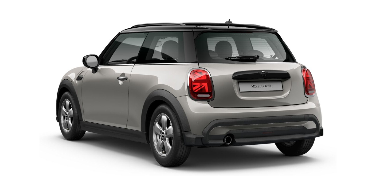 MINI MINI 3-Türer in Silber von hinten MINI MINI 3-Türer in Silber von hinten