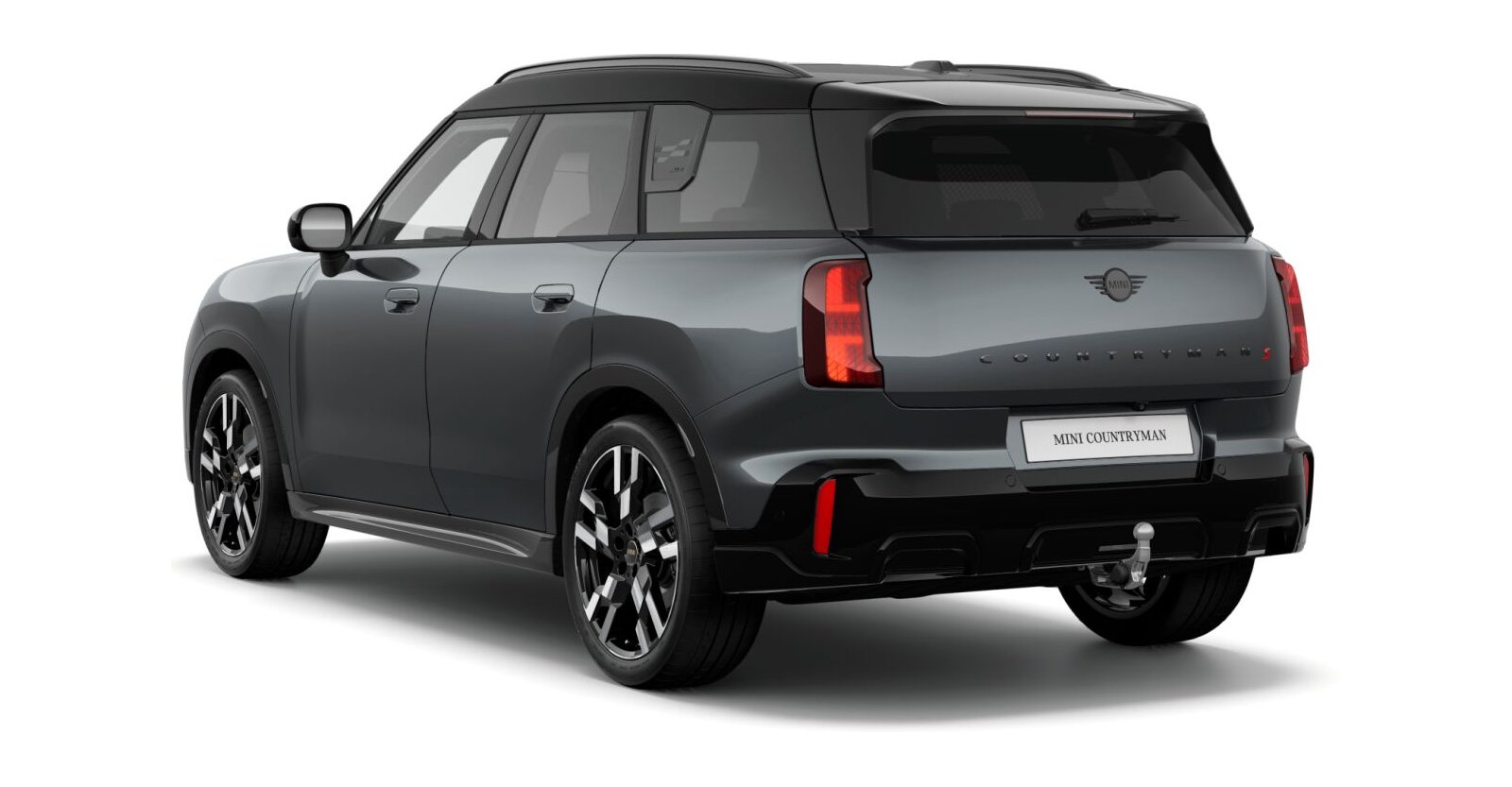 MINI MINI Countryman in Grau von hinten MINI MINI Countryman in Grau von hinten