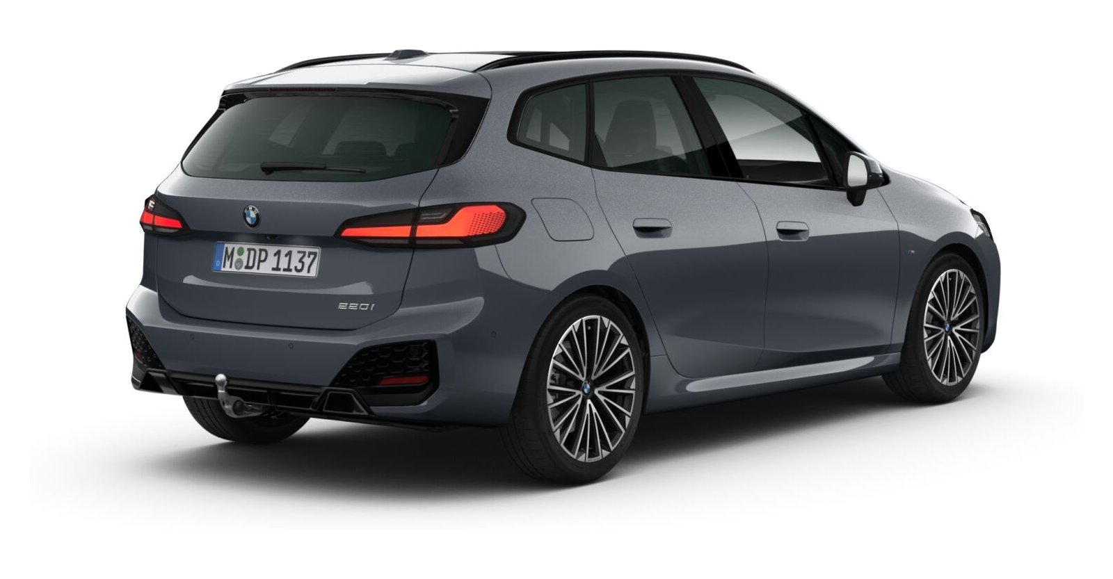 BMW BMW 2er in Grau von hinten