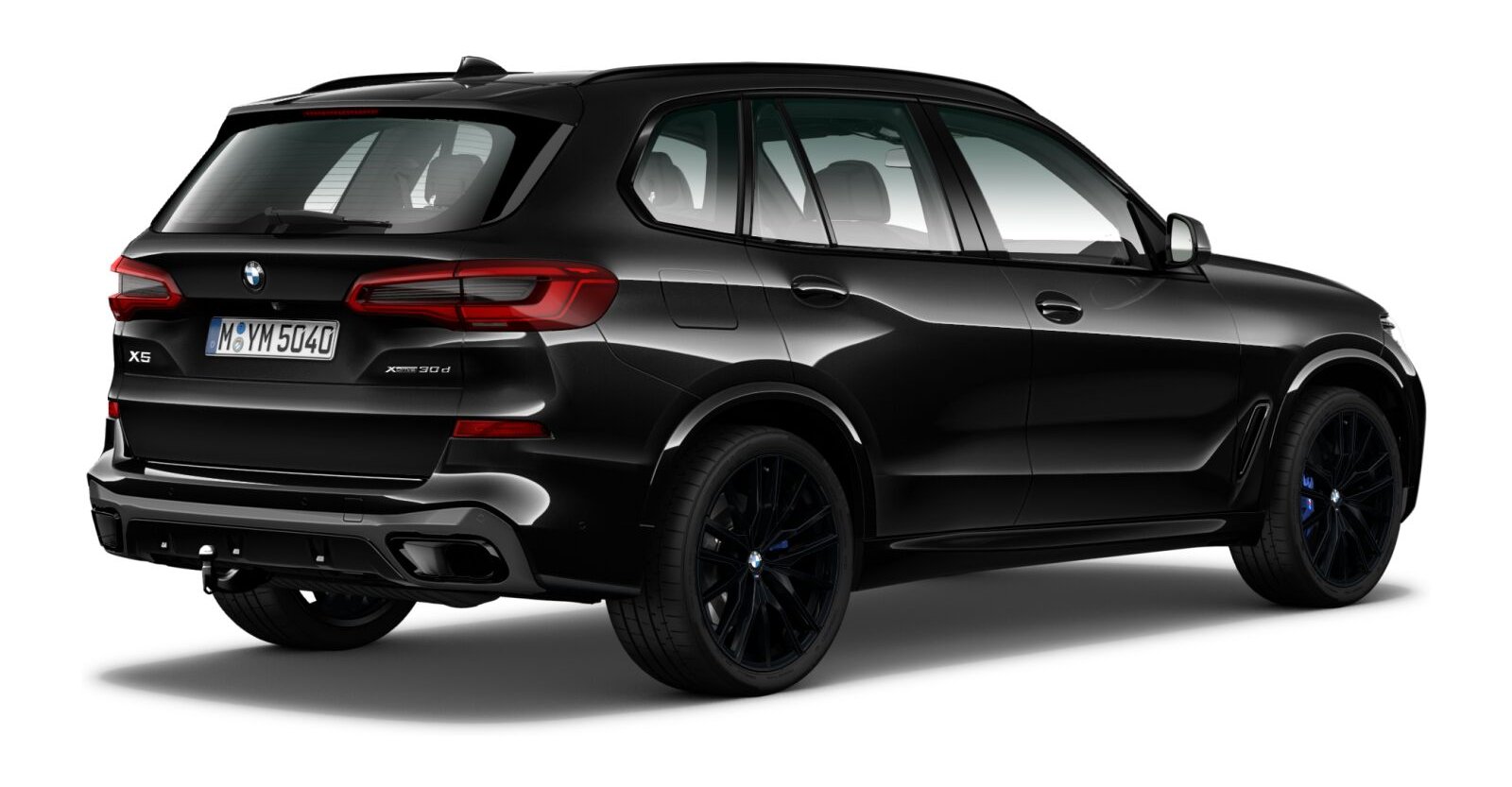 BMW BMW X in Schwarz von hinten BMW BMW X in Schwarz von hinten