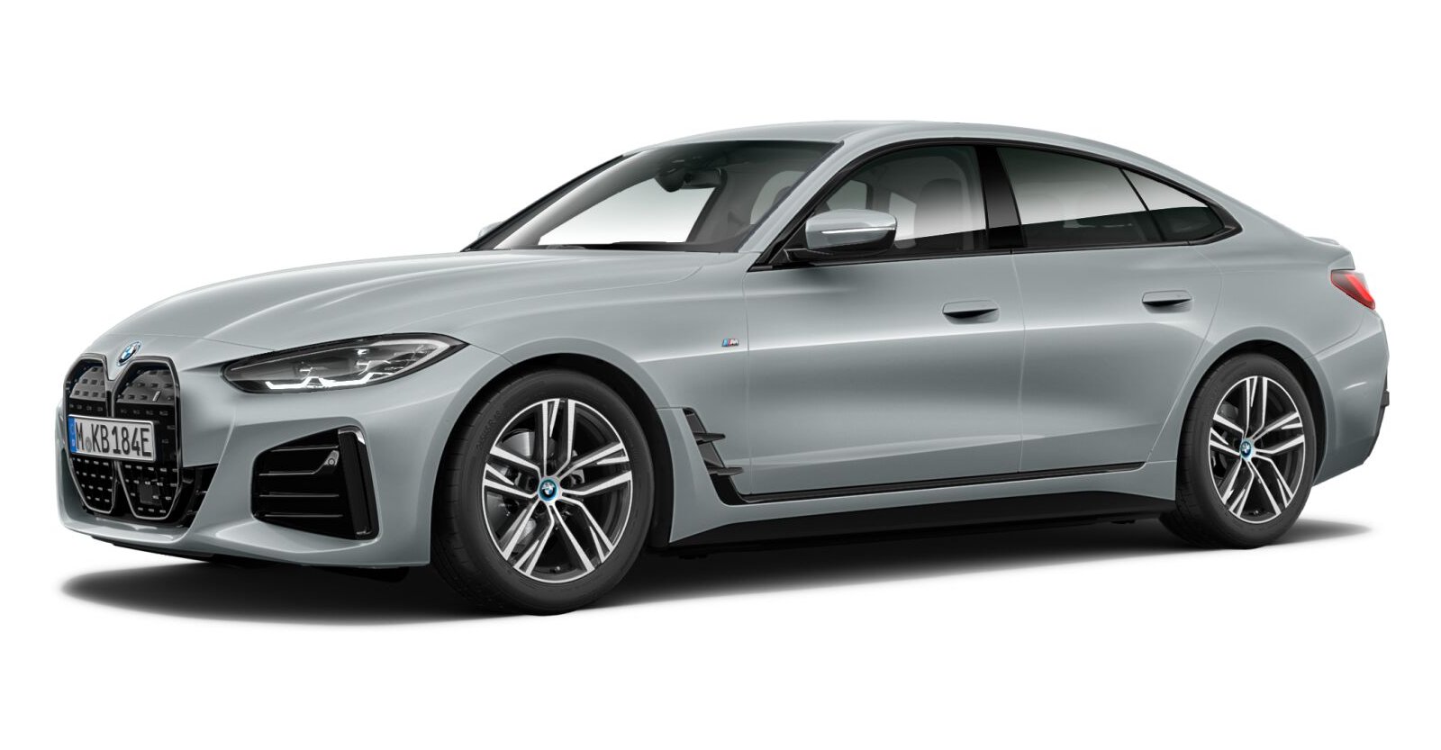 BMW i4 eDrive35 Gran Coupé in Grau von vorne BMW i4 eDrive35 Gran Coupé in Grau von vorne