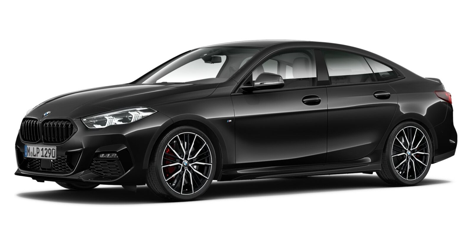 BMW BMW 2er in Schwarz von vorne BMW BMW 2er in Schwarz von vorne