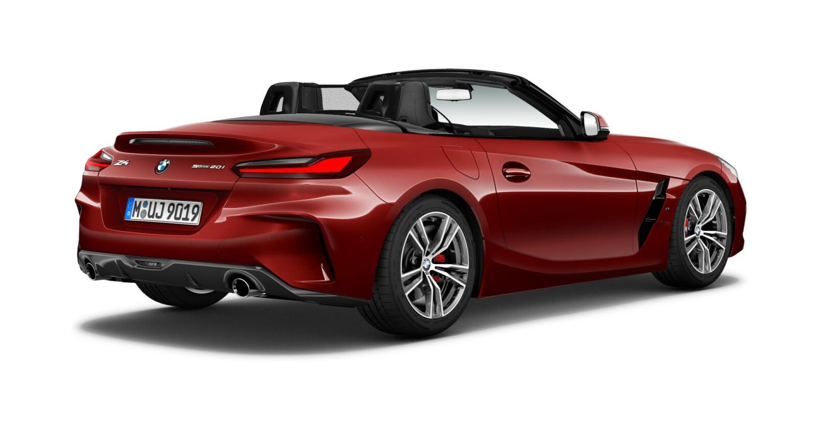 BMW BMW Z in Rot von hinten BMW BMW Z in Rot von hinten