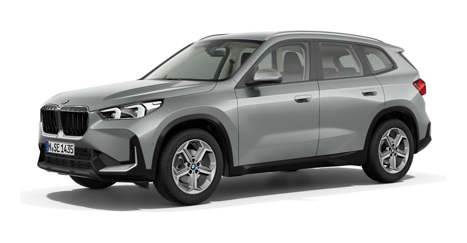 BMW X1 xDrive20d in Grau von vorne