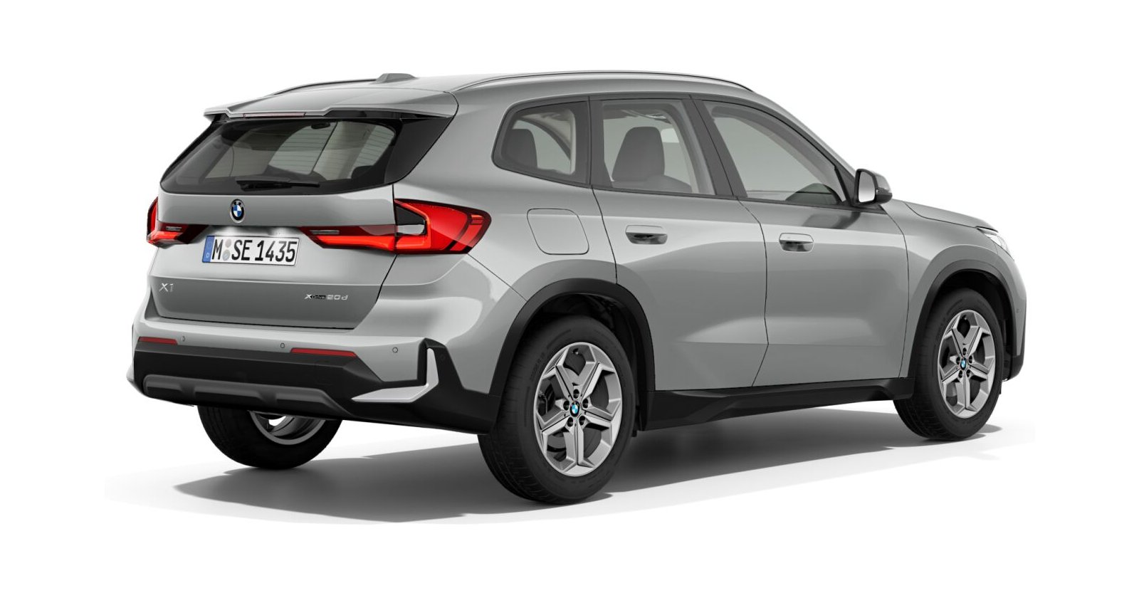 BMW BMW X in Grau von hinten