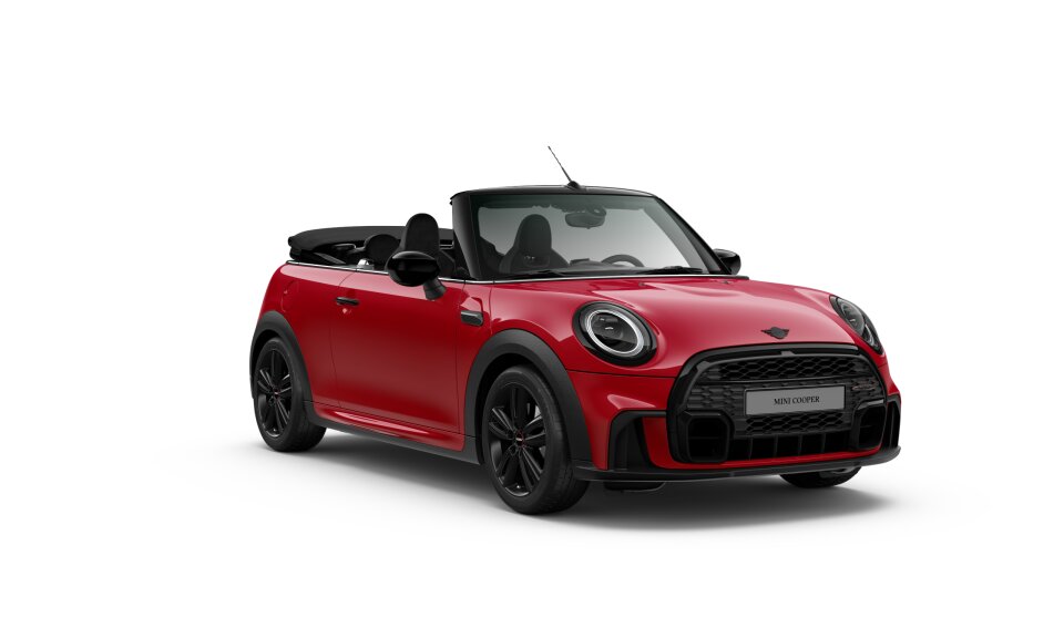 MINI MINI Cabrio in Rot von vorne