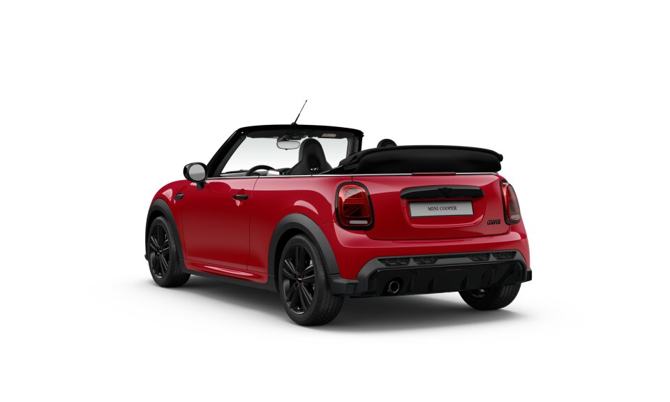 MINI MINI Cabrio in Rot von hinten