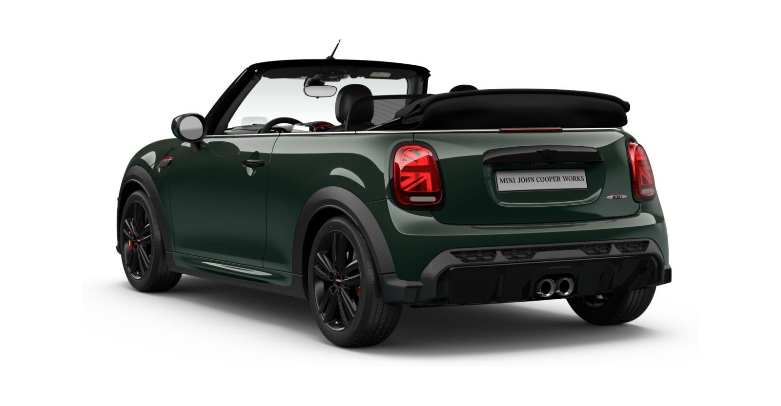 MINI MINI Cabrio in Grün von hinten MINI MINI Cabrio in Grün von hinten