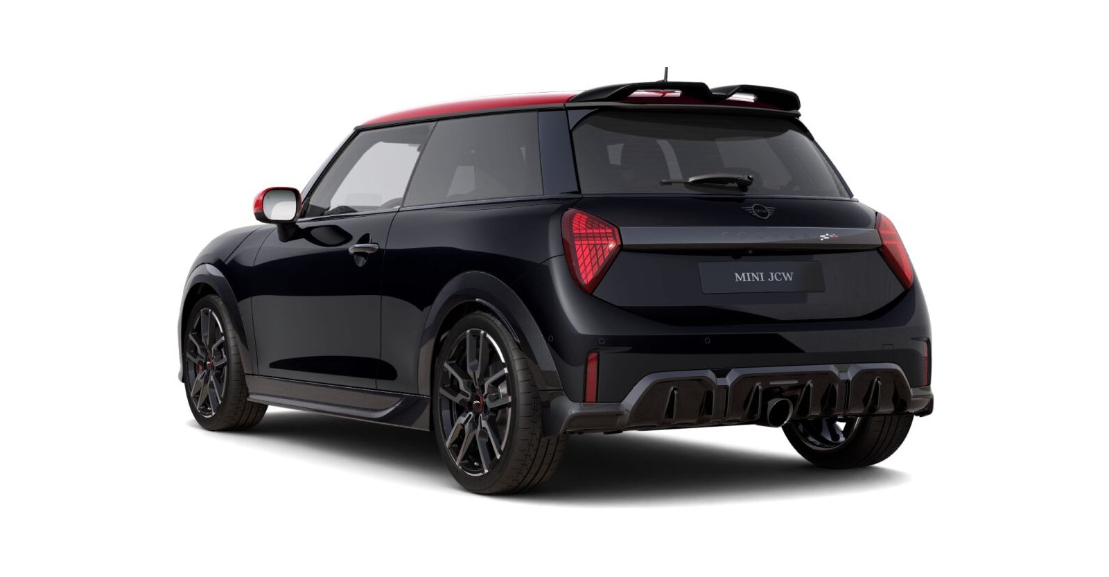 MINI MINI 3-Türer in Schwarz von hinten MINI MINI 3-Türer in Schwarz von hinten