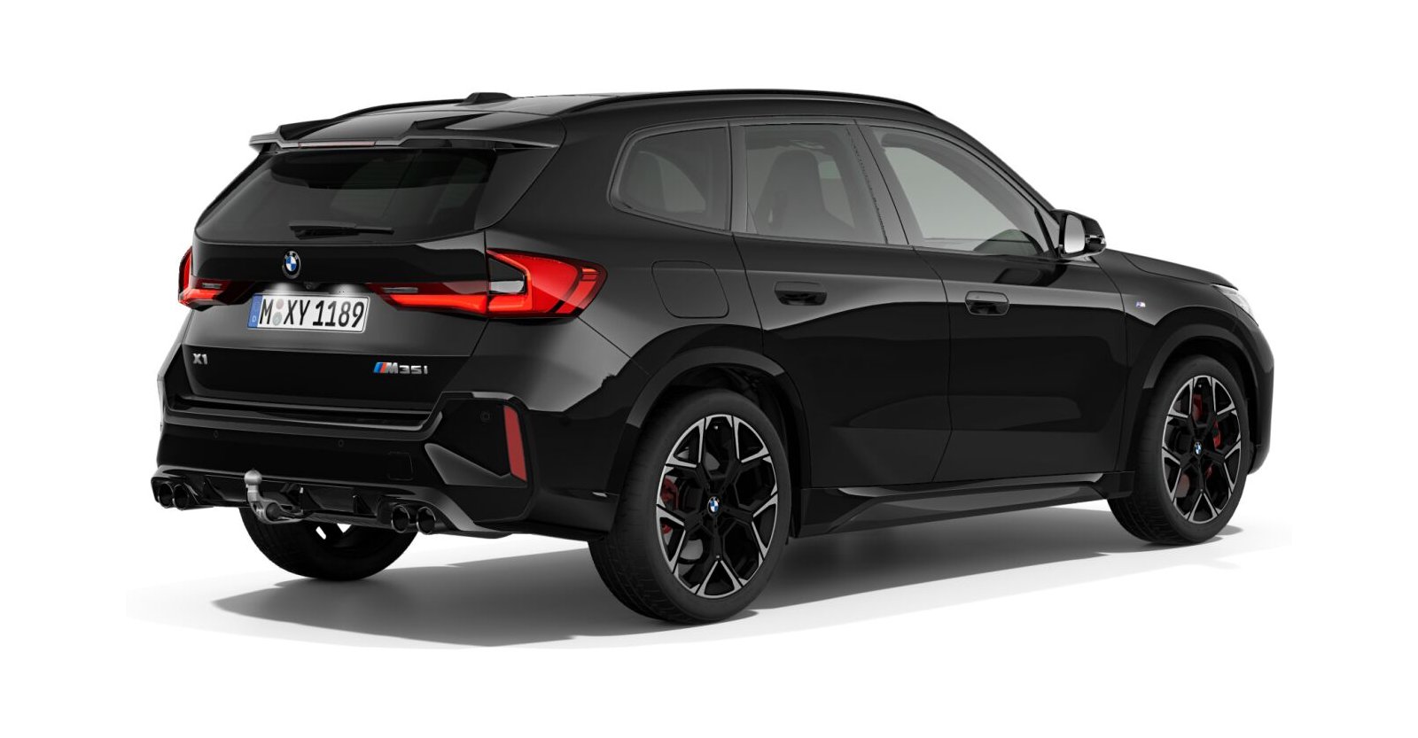 BMW BMW X in Schwarz von hinten BMW BMW X in Schwarz von hinten