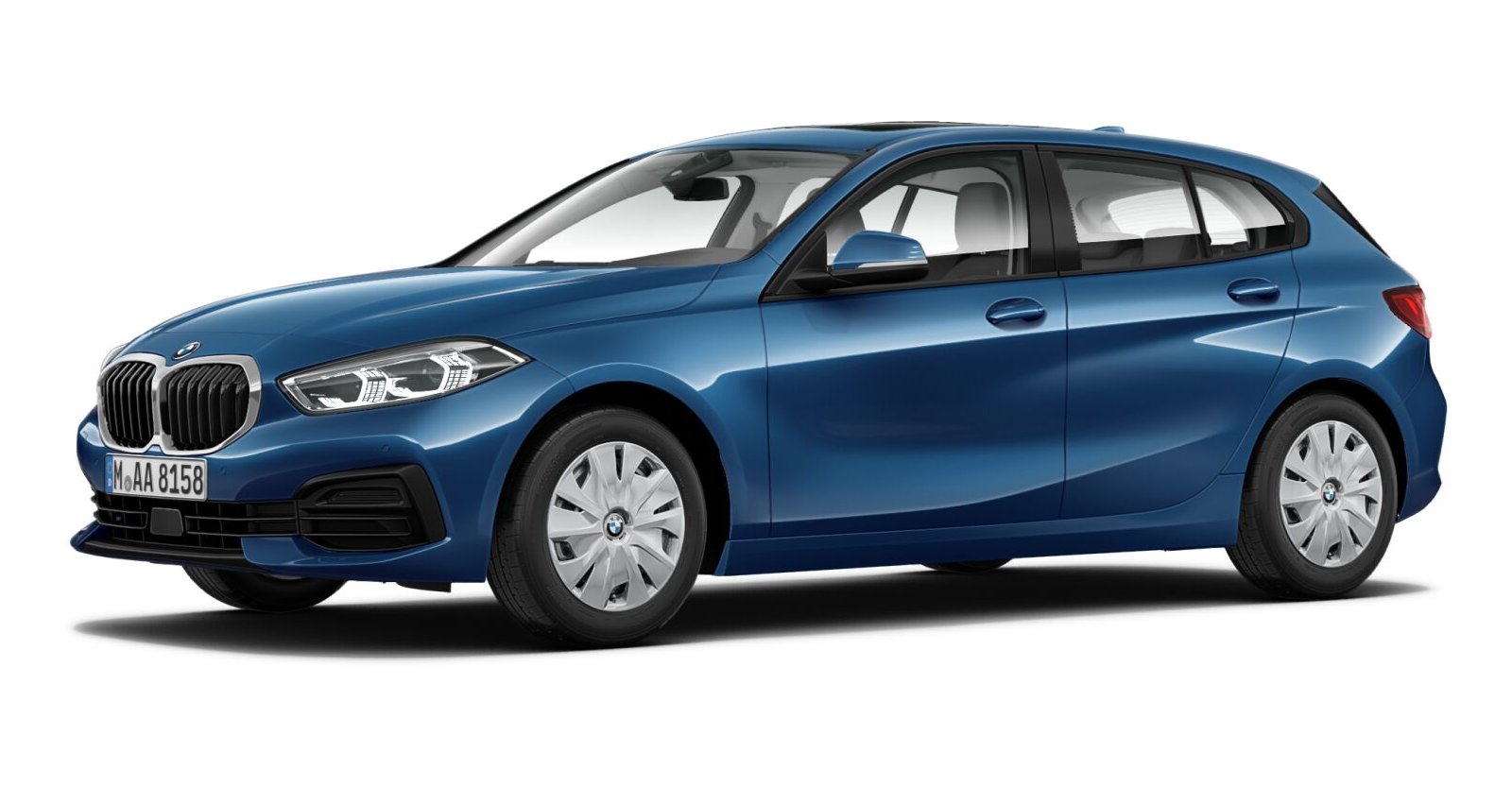 BMW BMW 1er in Blau von vorne