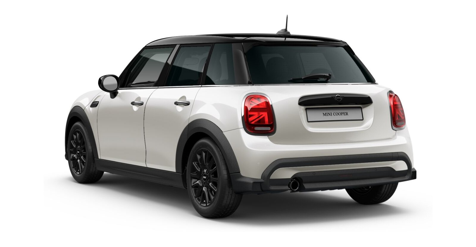 MINI MINI 5-Türer in Weiß von hinten MINI MINI 5-Türer in Weiß von hinten