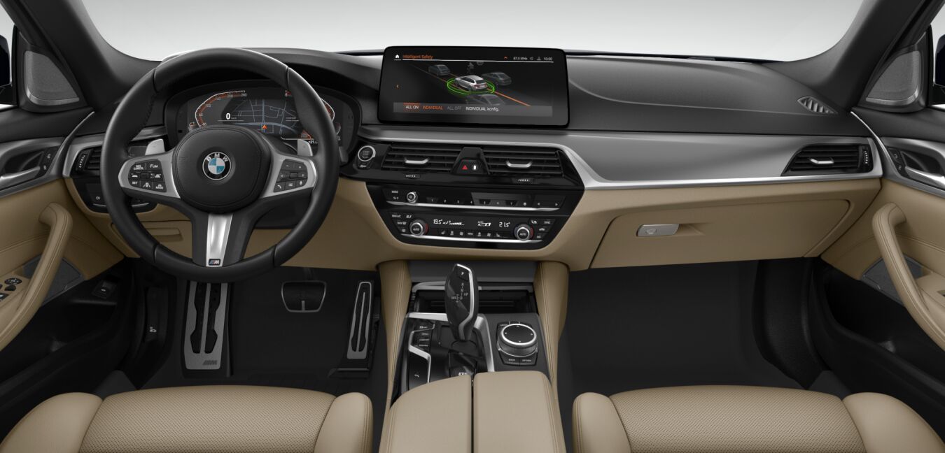 BMW BMW 5er im Innenraum von vorne BMW BMW 5er im Innenraum von vorne