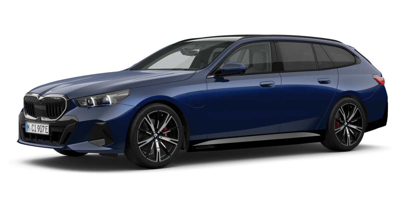 BMW BMW 5er in Blau von vorne BMW BMW 5er in Blau von vorne