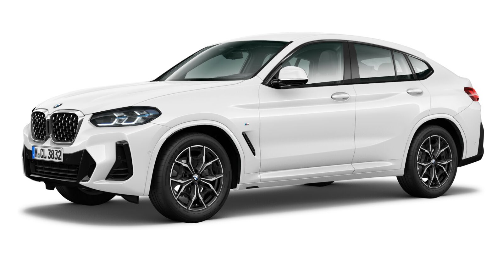 BMW X4 xDrive20d in Weiß von vorne BMW X4 xDrive20d in Weiß von vorne