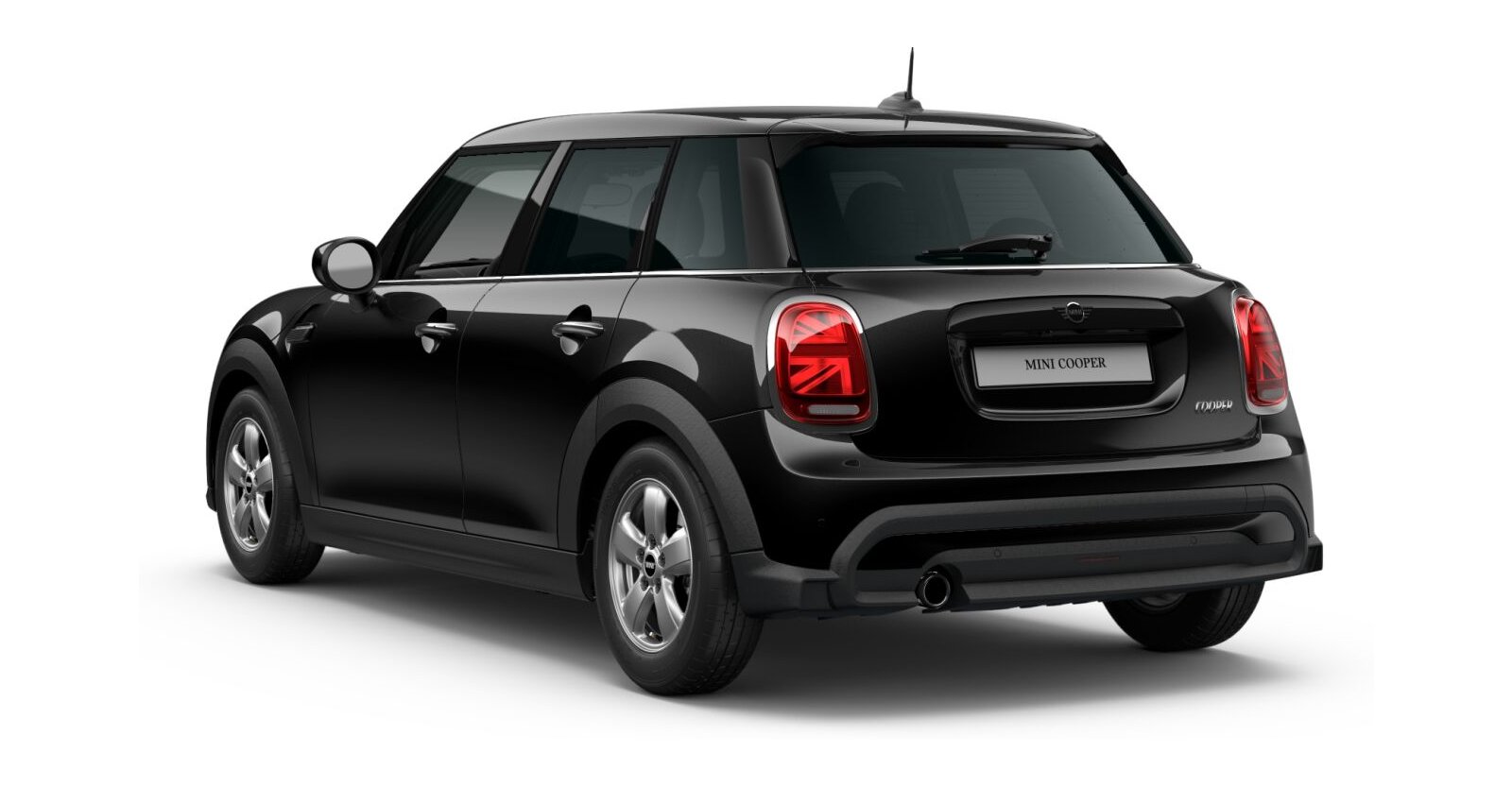 MINI MINI 5-Türer in Schwarz von hinten MINI MINI 5-Türer in Schwarz von hinten
