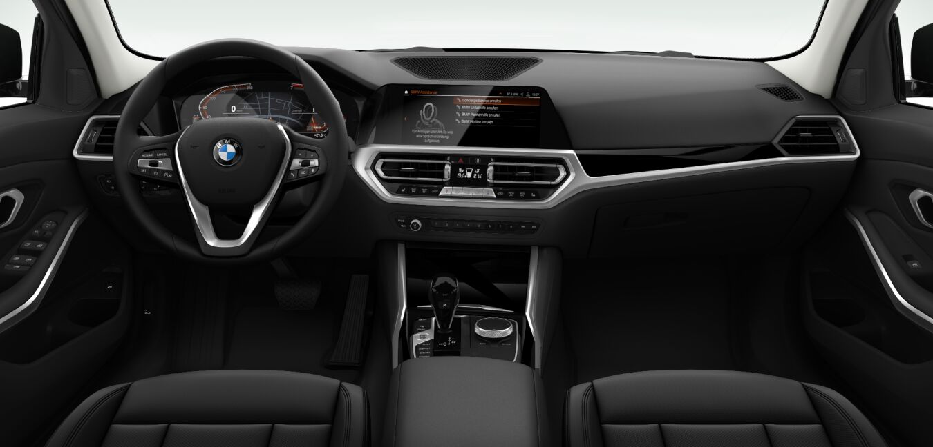 BMW BMW 3er im Innenraum von vorne BMW BMW 3er im Innenraum von vorne