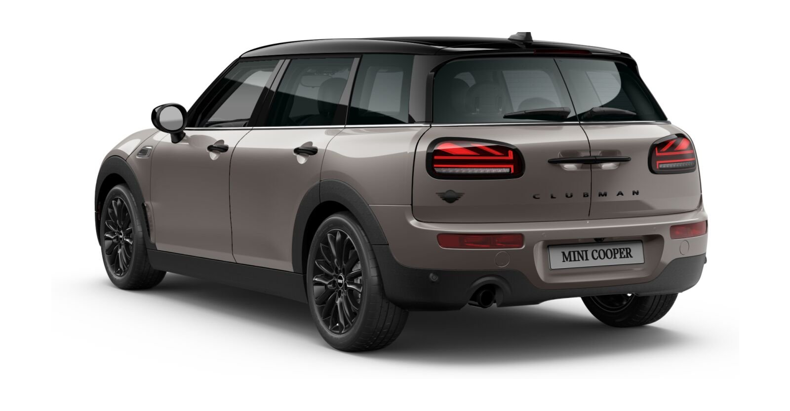 MINI MINI Clubman in Grau von hinten
