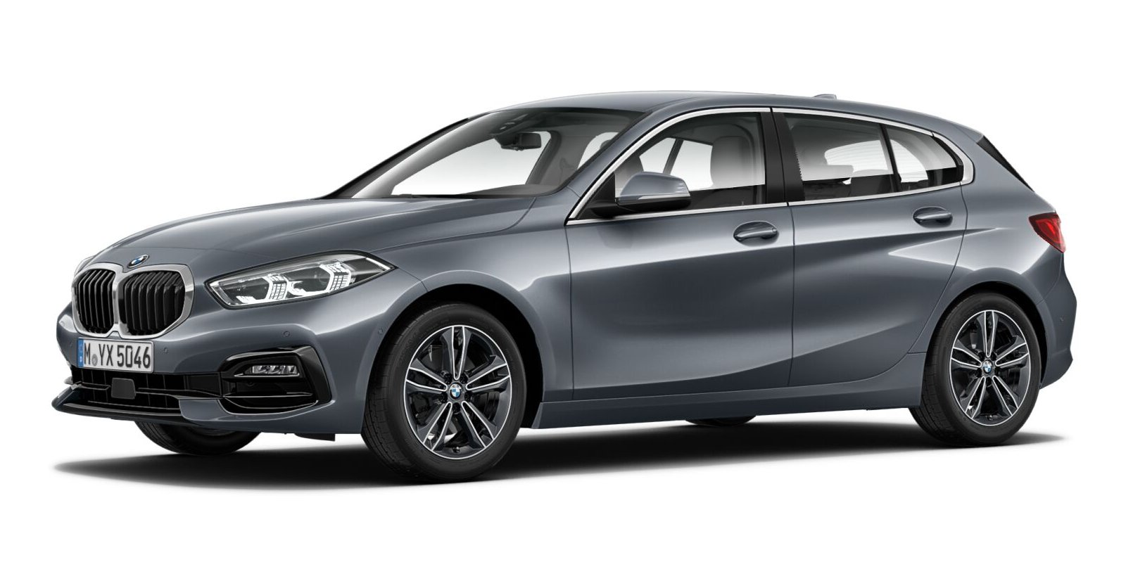 BMW BMW 1er in Grau von vorne BMW BMW 1er in Grau von vorne
