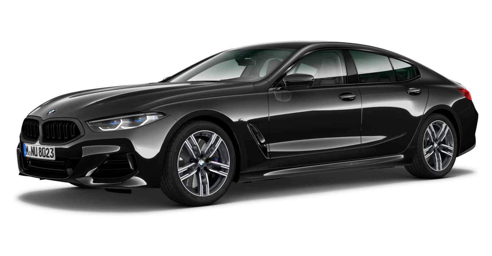 BMW BMW 8er in Schwarz von vorne BMW BMW 8er in Schwarz von vorne
