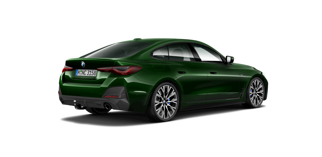 BMW BMW 4er in Grün von hinten