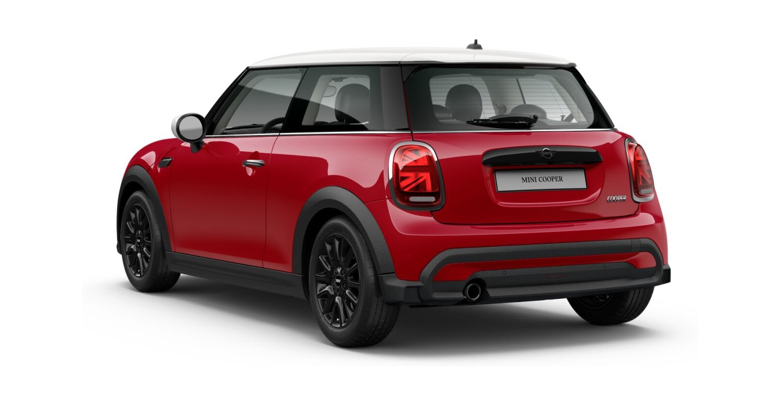 MINI MINI 3-Türer in Rot von hinten