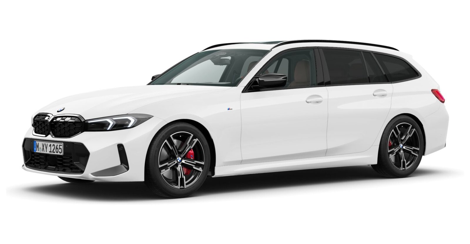 BMW BMW 3er in Weiß von vorne BMW BMW 3er in Weiß von vorne