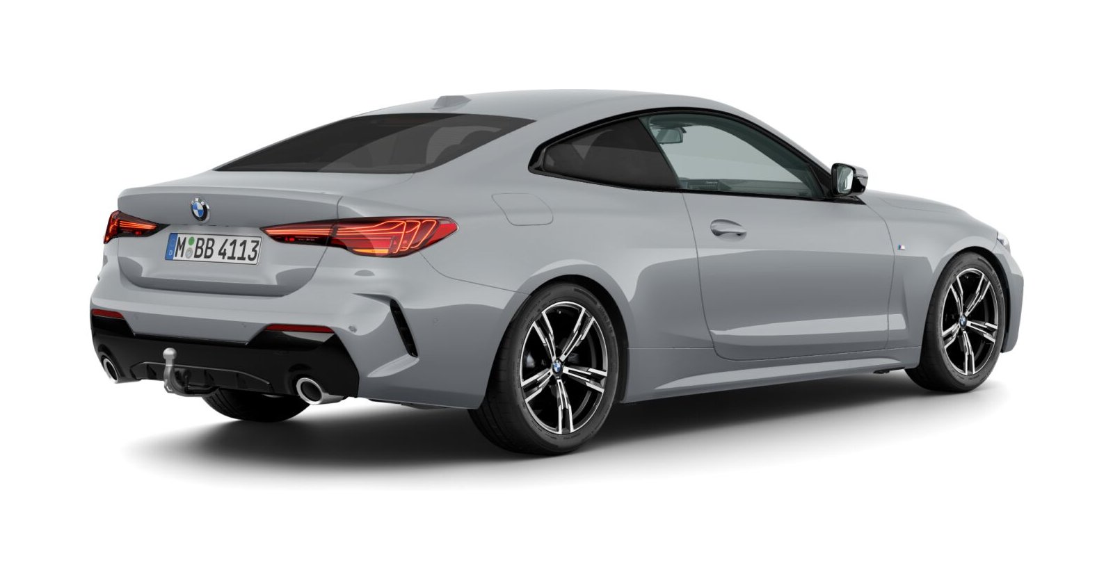 BMW BMW 4er in Grau von hinten BMW BMW 4er in Grau von hinten
