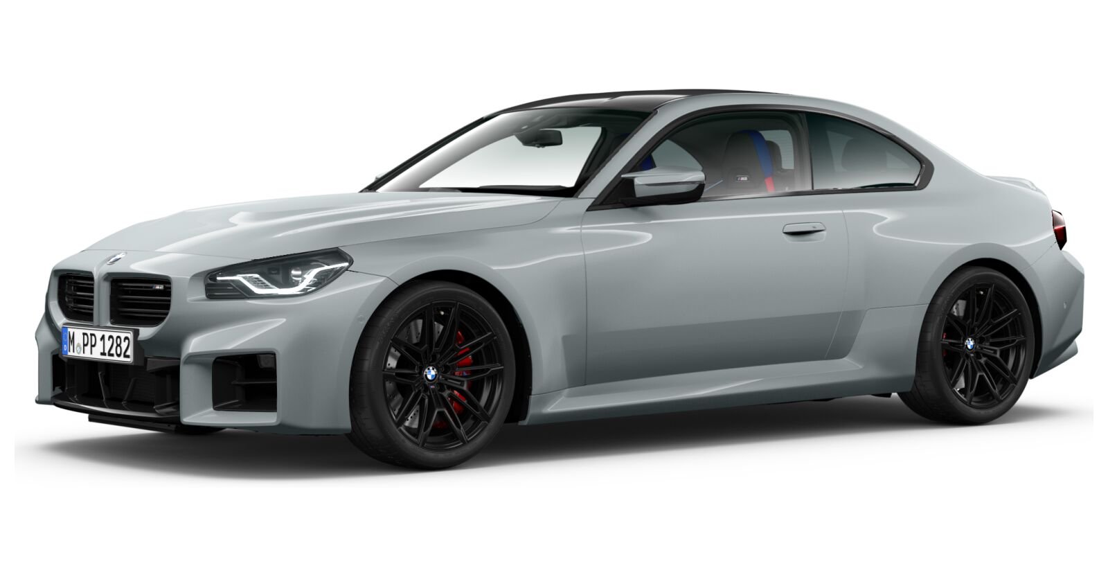 BMW M2 Coupé in Grau von vorne BMW M2 Coupé in Grau von vorne