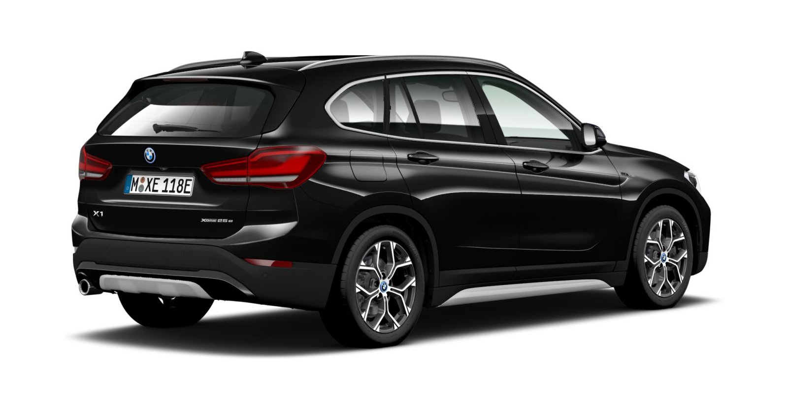 BMW BMW X in Schwarz von hinten BMW BMW X in Schwarz von hinten
