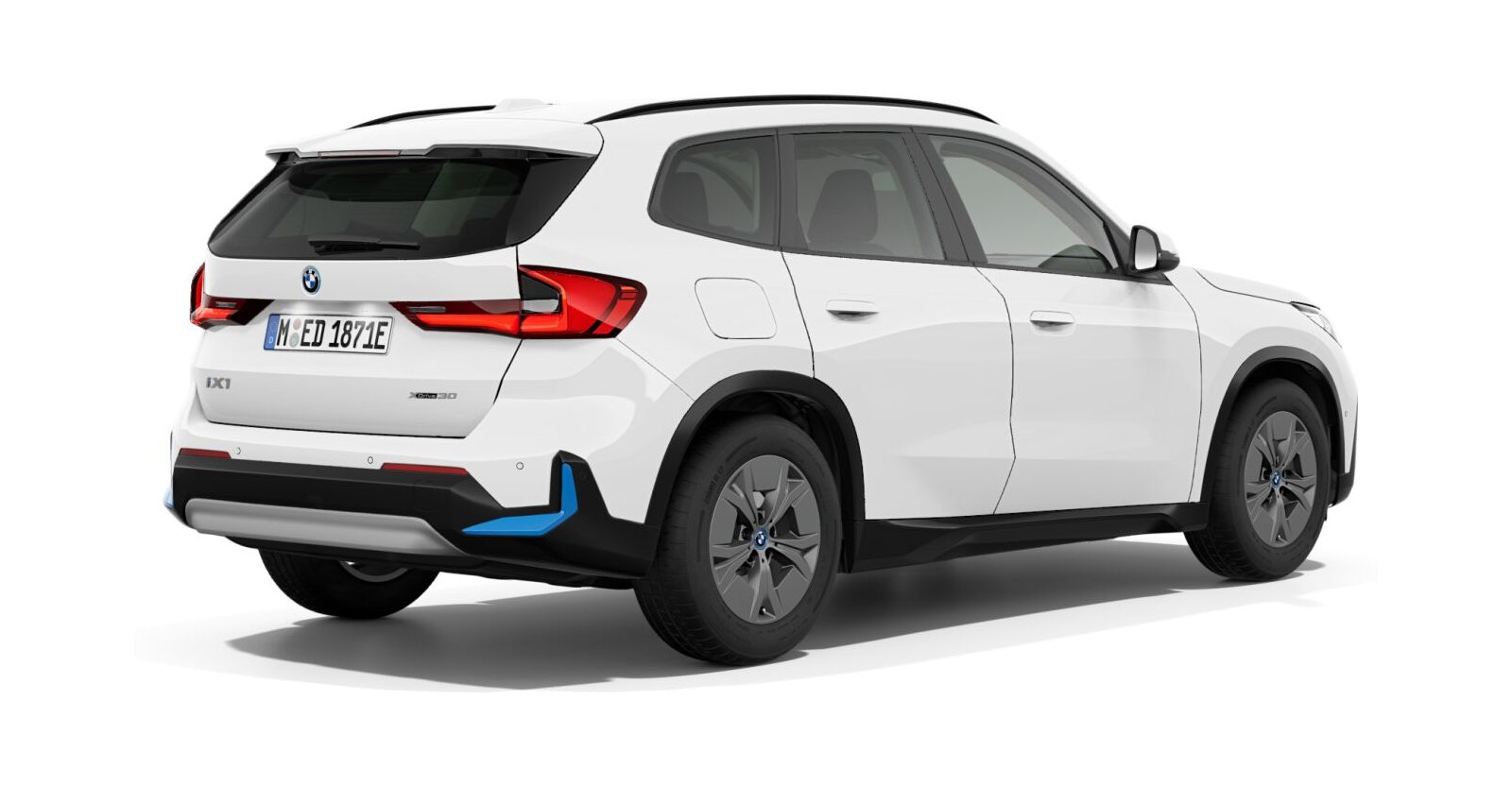 BMW BMW I in Weiß von hinten