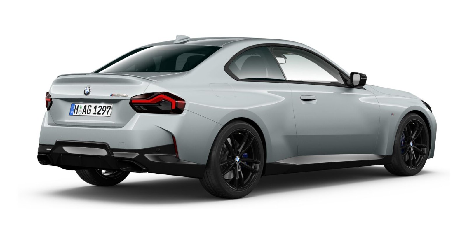 BMW BMW 2er in Grau von hinten BMW BMW 2er in Grau von hinten