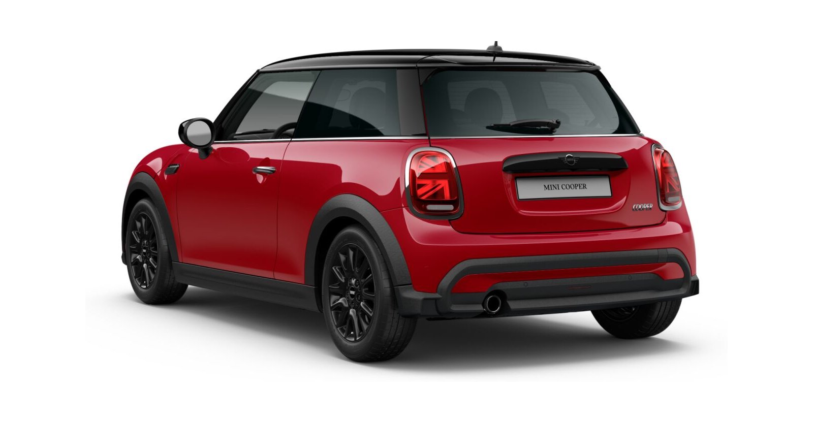 MINI MINI 3-Türer in Rot von hinten MINI MINI 3-Türer in Rot von hinten