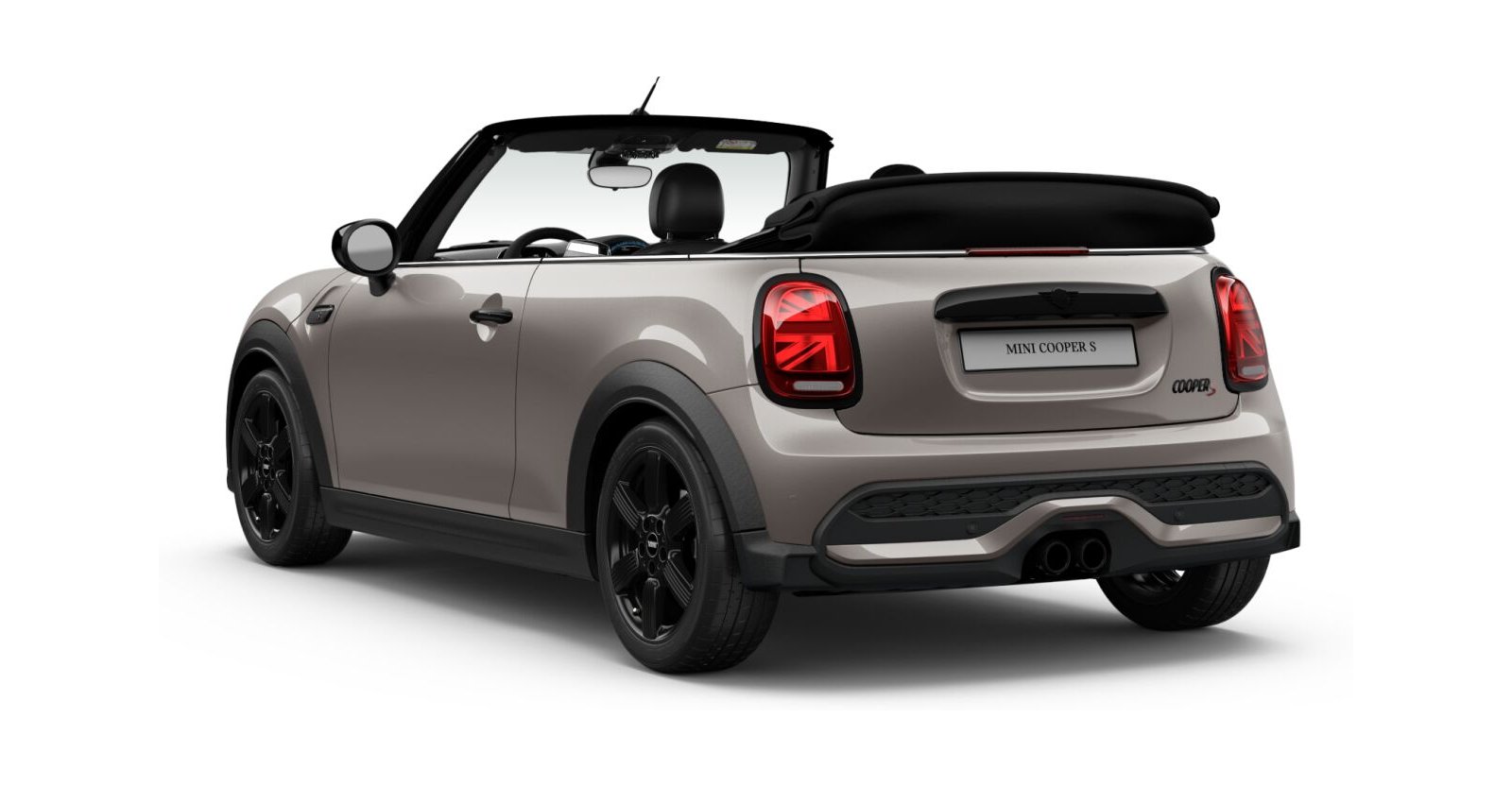 MINI MINI Cabrio in Grau von hinten MINI MINI Cabrio in Grau von hinten