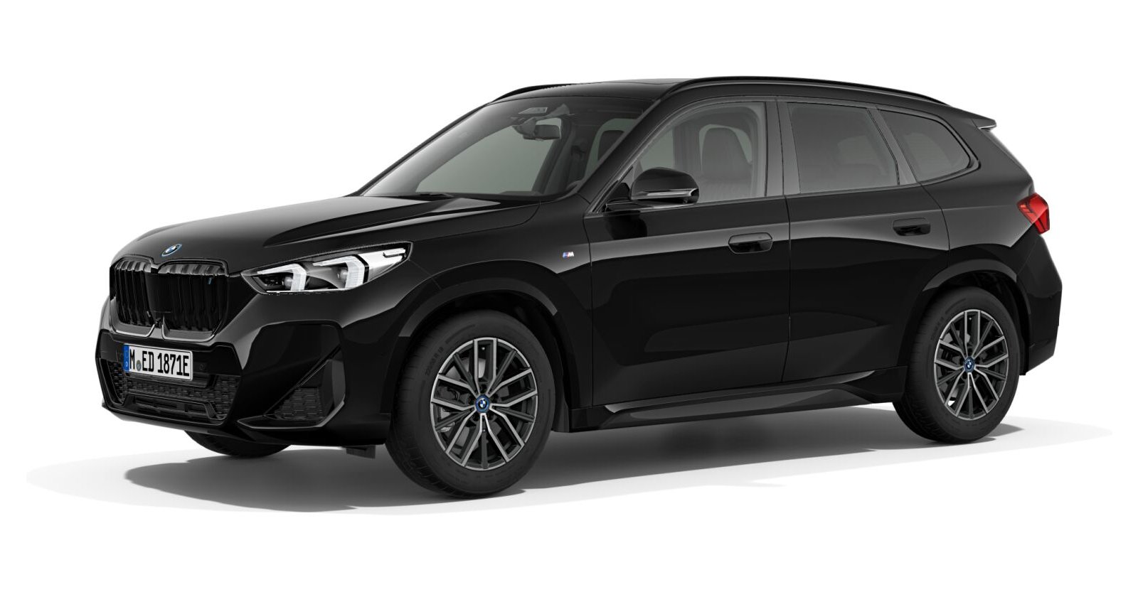 BMW BMW I in Schwarz von vorne BMW BMW I in Schwarz von vorne