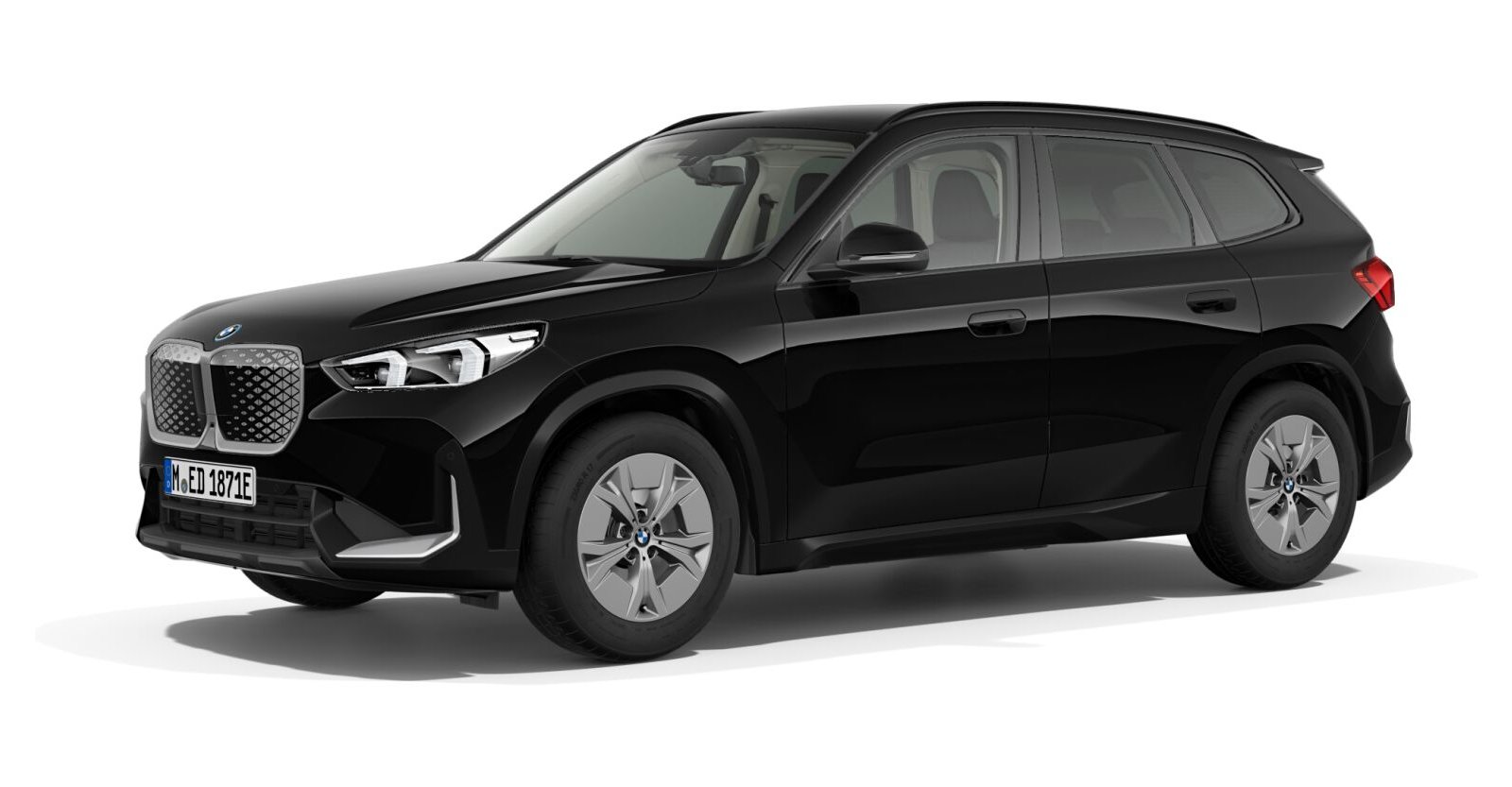 BMW BMW I in Schwarz von vorne BMW BMW I in Schwarz von vorne