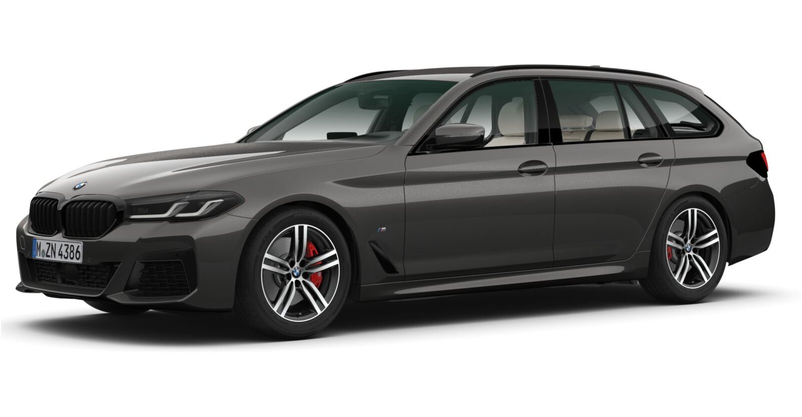 BMW BMW 5er in Grau von vorne BMW BMW 5er in Grau von vorne
