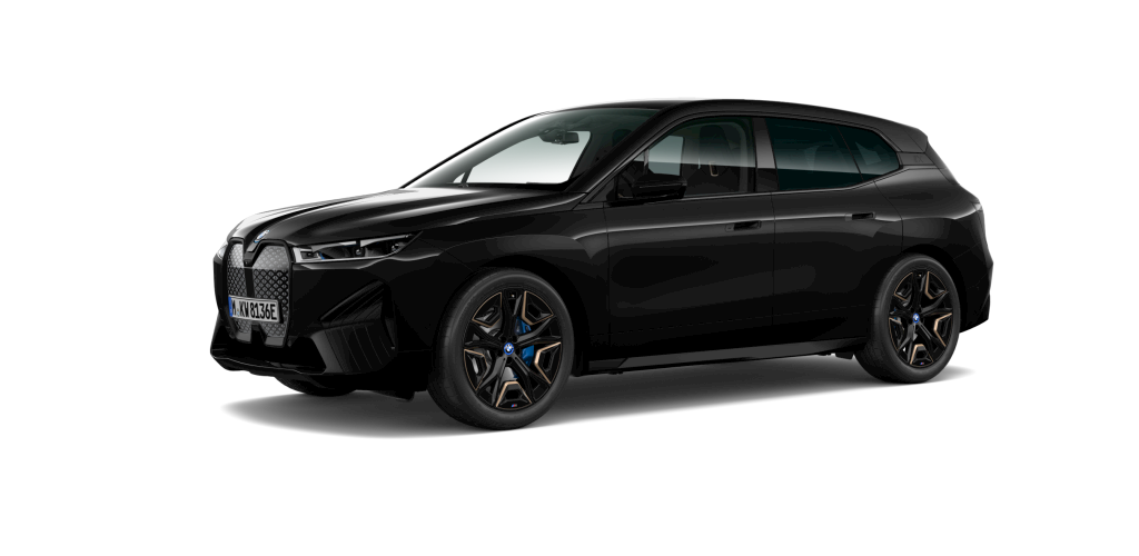 BMW BMW I in Schwarz von vorne BMW BMW I in Schwarz von vorne