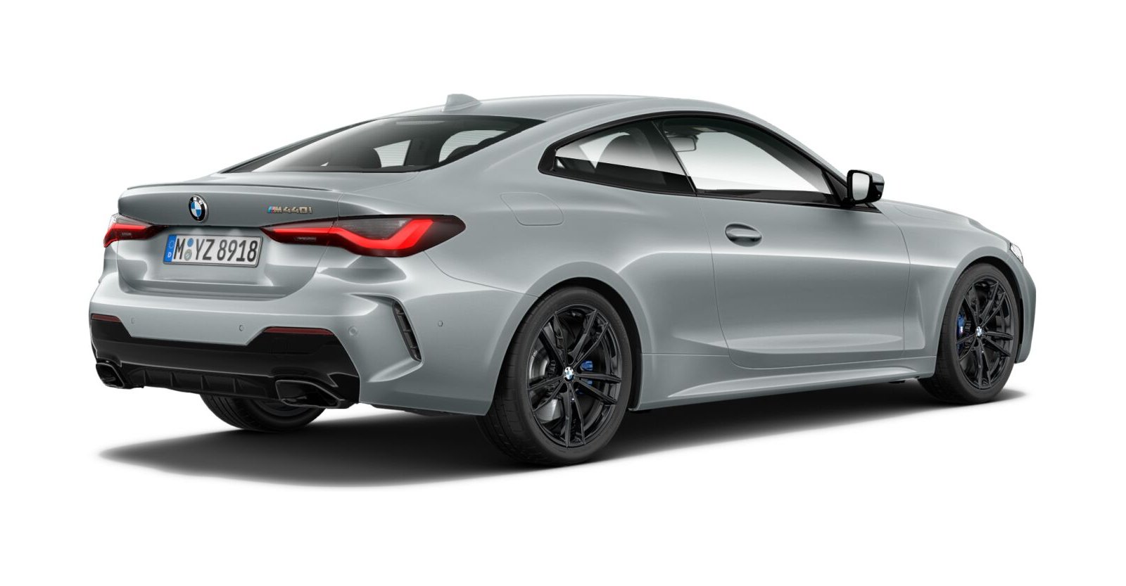 BMW BMW 4er in Grau von hinten