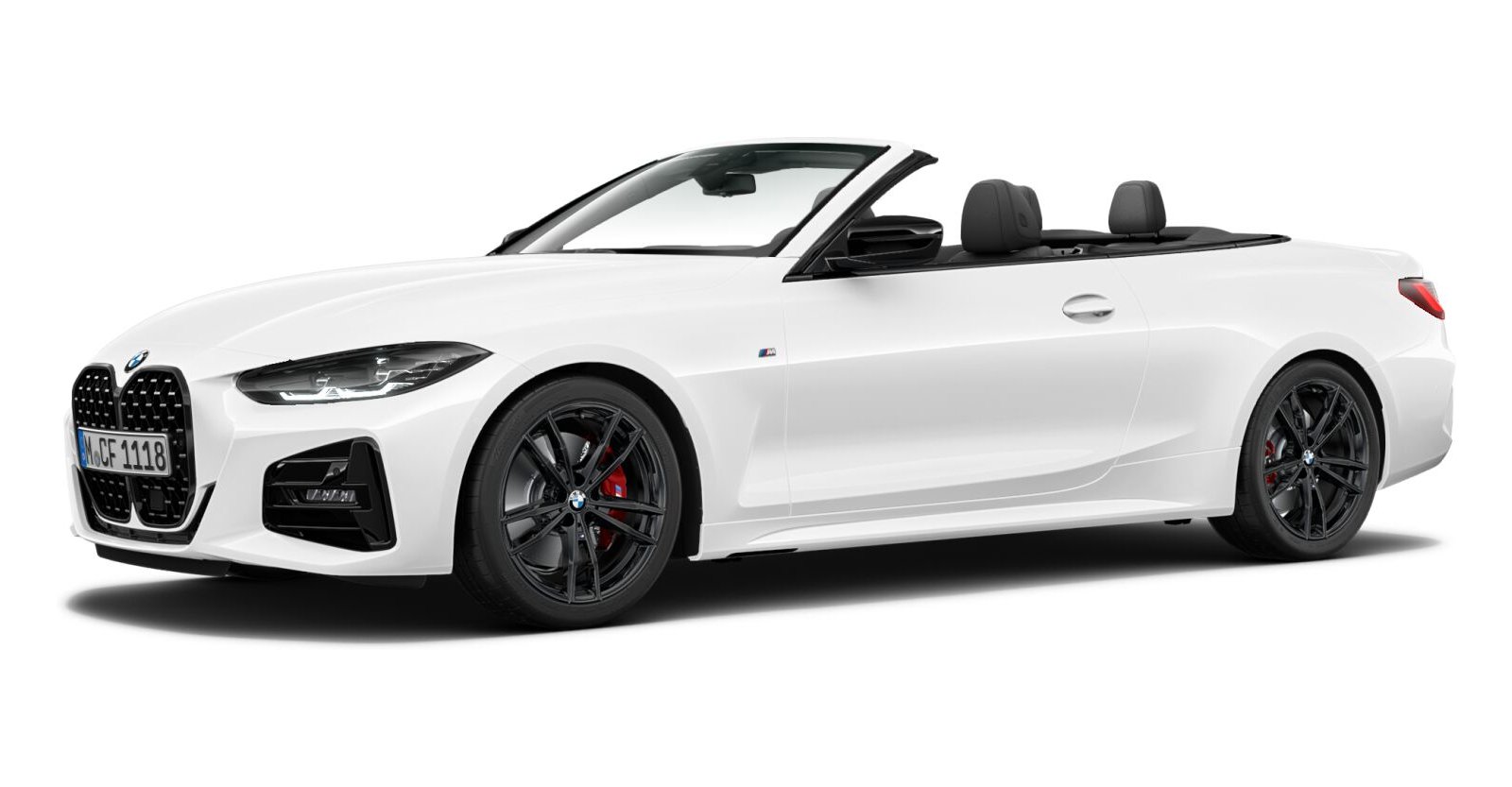 BMW BMW 4er in Weiß von vorne BMW BMW 4er in Weiß von vorne