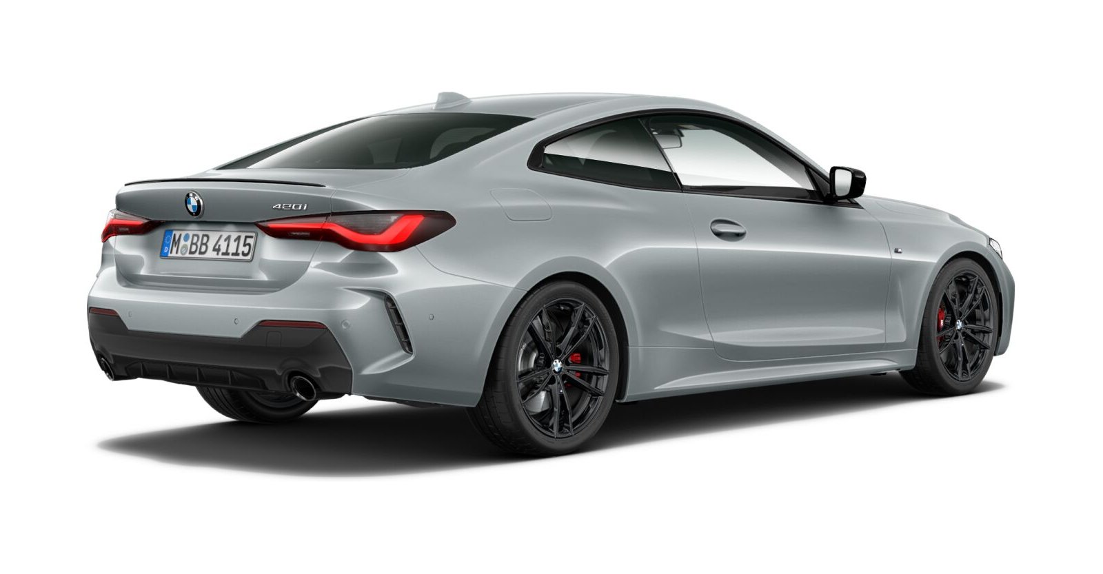 BMW BMW 4er in Grau von hinten BMW BMW 4er in Grau von hinten