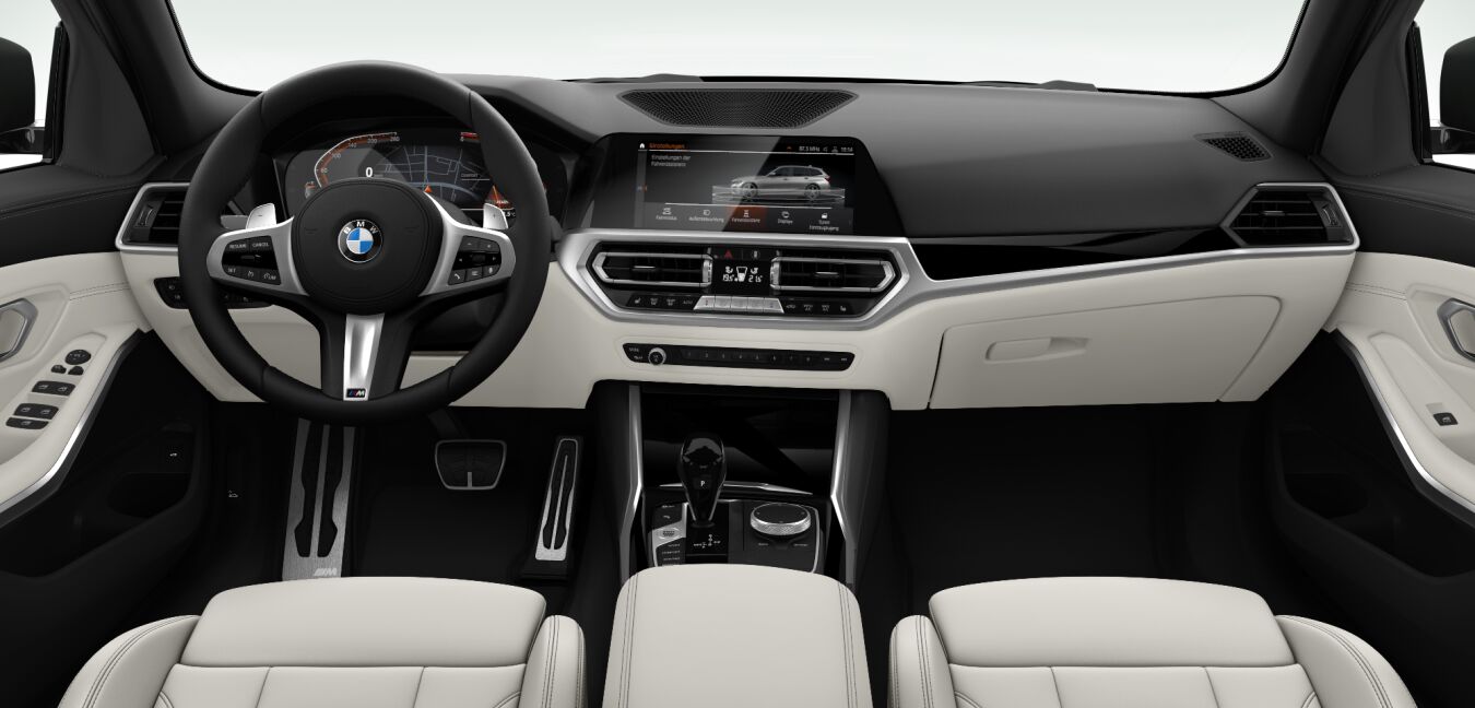 BMW BMW 3er im Innenraum von vorne BMW BMW 3er im Innenraum von vorne