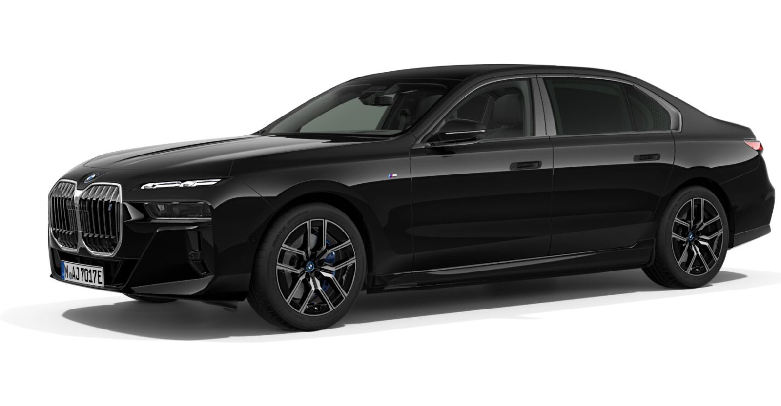 BMW BMW I in Schwarz von vorne BMW BMW I in Schwarz von vorne