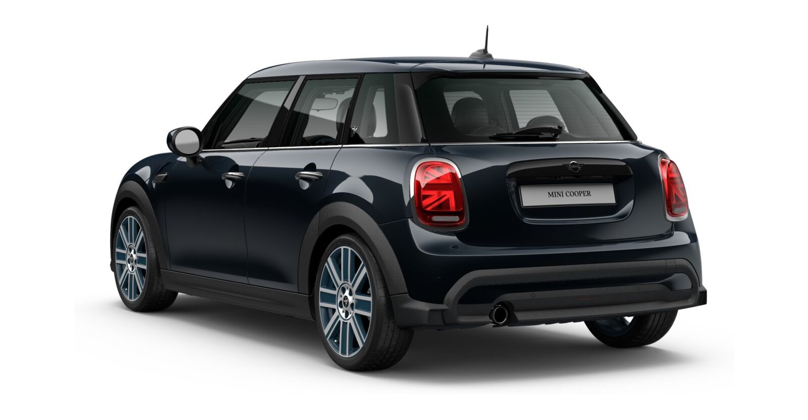 MINI MINI 5-Türer in Schwarz von hinten
