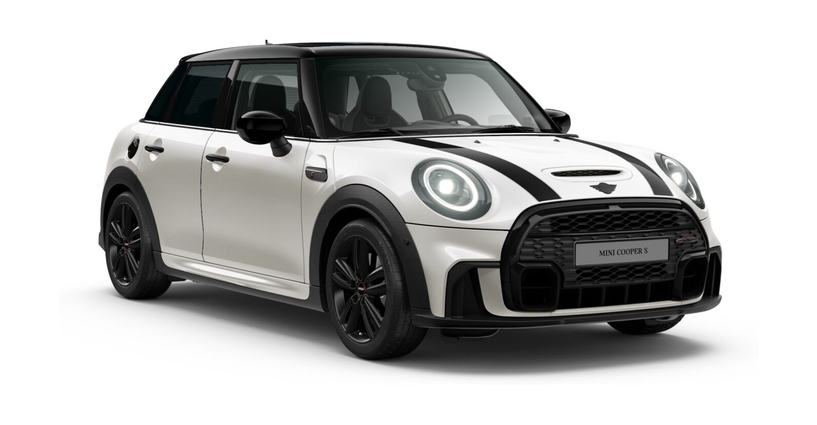 MINI Cooper S 5-Türer in Weiß von vorne