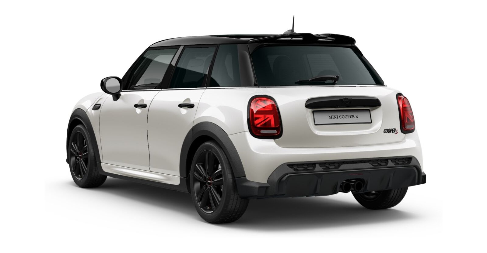 MINI MINI 5-Türer in Weiß von hinten
