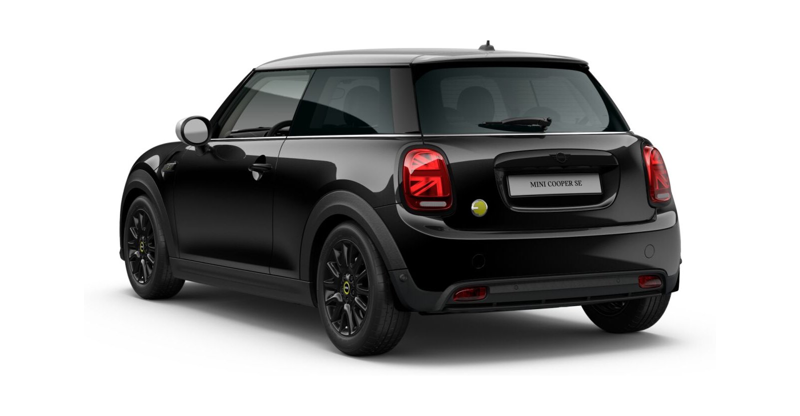 MINI MINI 3-Türer in Schwarz von hinten